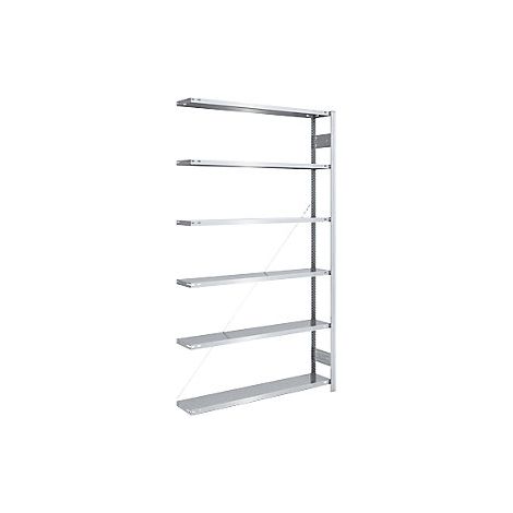 eurokraft pro Scaffale lungo a innesto zincato altezza 2500