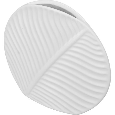 Vase Décoratif en Céramique Style Scandinave Motif Feuilles pour Intérieur (1/5)