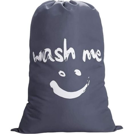 Bardusch - Sac à linge - Nylon - Grande capacité 60-80L - Gris (1/4)