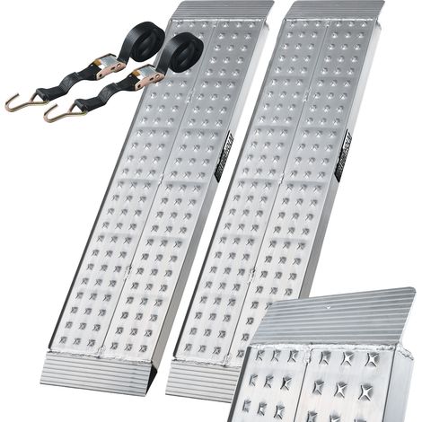 TRUTZHOLM 2x Auffahrrampe Alu starr Länge 120 cm Traglast 544 kg Verladerampe Motorradrampe (1/5)