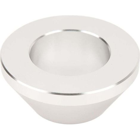 Cono di centraggio per smontagomme manuale, cono di fissaggio in alluminio per equilibratura ruote con perno centrale da 1,67" di diametro per auto e camion -Crezuo