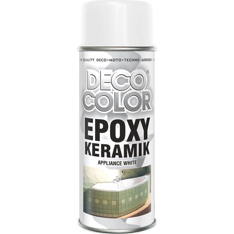 Vernice epossidica Deco color Kermik per vasche da bagno 9016 400 ml (1/2)