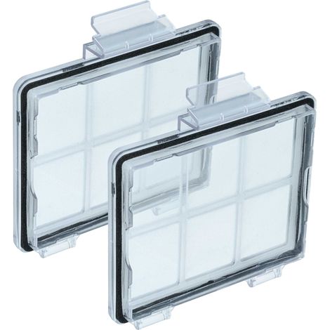 vhbw 2x Vorfilter kompatibel mit iRobot Roomba Combo Essential Y0110, Y0140, Y011240, Y0112, Y011040, 2 Saugroboter (1/4)