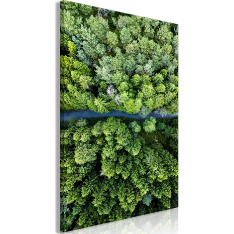 Quadro - Road Through Forest (1 Part) Vertical - 60x90 (1/4)