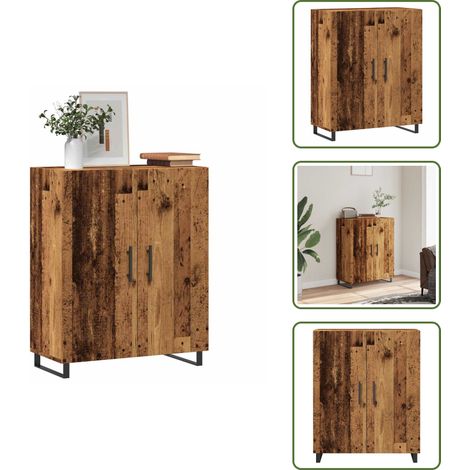 vidaXL Sideboard Altholz-Optik 69,5x34x90 cm Holzwerkstoff (1/5)