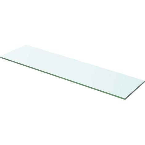 Panneau pour étagère Étagère de Rangement - Meuble de rangement Verre transparent 60 x 12 cm BV337258 - BonneVie (1/3)
