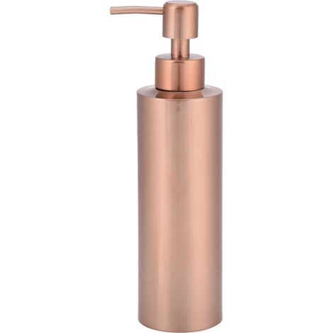 Flüssigseifenspender aus Edelstahl 304, 350 ml, Roségold – Handpumpe für Küche und Bad (1/5)