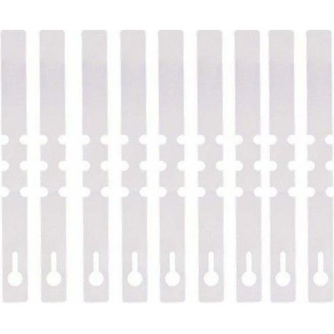 Étiquettes de jardin - PVC durable - Modèle 2x20 cm - Lot de 100 pièces - Facile à écrire (1/5)
