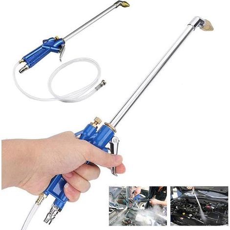 Idropulitrice con tubo flessibile da 1 m, pistola per autolavaggio, potente spruzzatore ad alta pressione, pistola ad acqua, pistole per lavaggio ad alta pressione, pistole a spruzzo d'acqua, giardino (1/5)