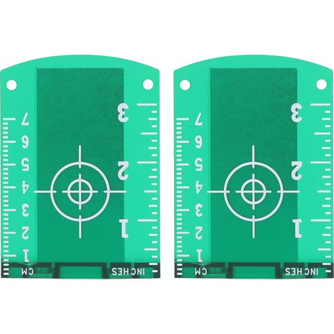 2Plaques cibles laser ABS magnétiques réglables, lot de 2 pour remplacement de niveau au sol (1/5)