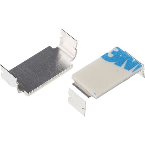 Clip serre-câbles auto-adhésif, Ø max 10mm en Aluminium ( Prix pour Sachet de 100 )