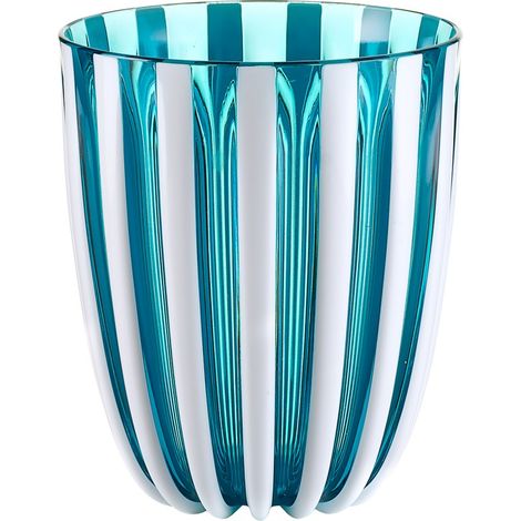Vaso bajo Dolcevita turquesa 350 cc 85x100