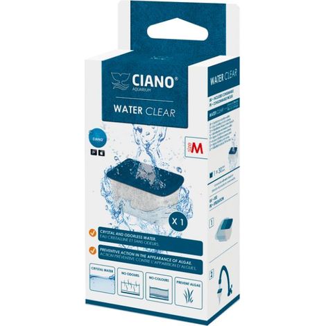 CIANO Repuestos para filtros Water Clear (x1) tamaño M (CF Bio &