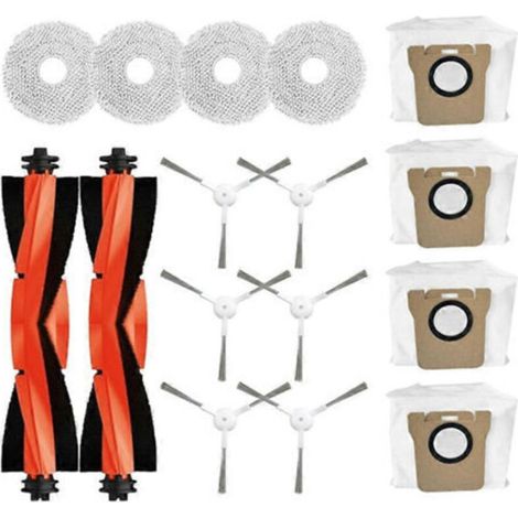 Accesorios para aspiradoras Xiaomi Mijia Omni 2 C102CN, B101CN, B116, X10+: cepillo principal, paño de limpieza, bolsa para el polvo (1/5)