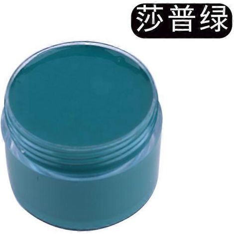Crème de teinture et de réparation pour cuir, raviveur de couleur pour sacs, chaussures, canapés, vestes, masquant les rayures et restaurant le cuir véritable. Couleur : Vert sapin
