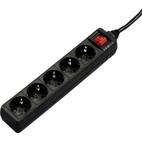 Hama 00137267 Multipresa Nero Schuko 1 pz.