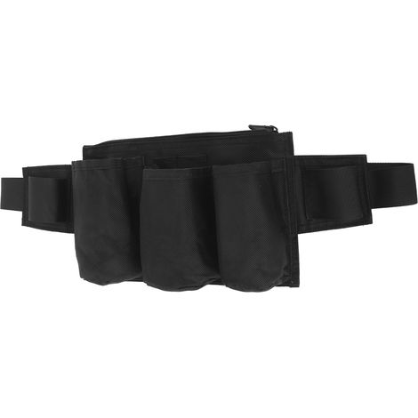 Sac banane étanche, sac banane pour le jardinage, sac banane pour produits nettoyants, noir (1/5)