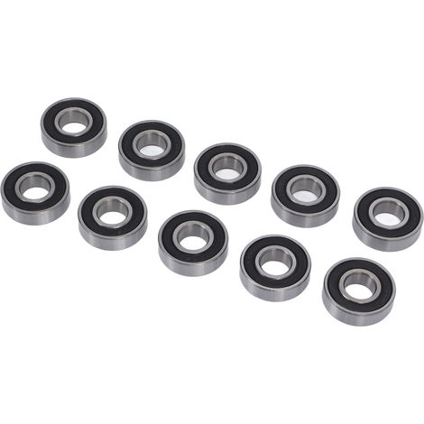 Lot de 10 Roulements 6001RS à Billes, Butées à Gorge Profonde 6001-2RS pour Moteur Électrique, Roues de Vélo, Pompes de Piscine (1/5)
