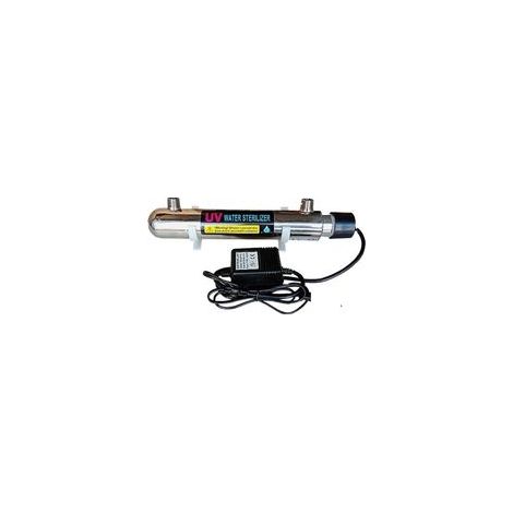 Filtre a Eau, Stérilisateur d'eau UV en acier inoxydable 110/220, filtre de désinfection directe de boisson à lampe à tube ultraviolet, purificateur d'aquarium,Osmoseur Aquarium