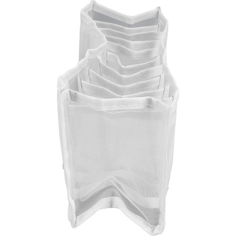 Boîte de rangement respirante pour sous-vêtements, 11 cases pliables pour soutiens-gorge et chaussettes (1/5)