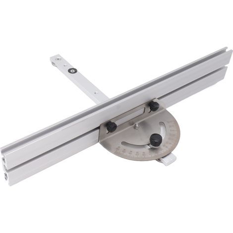 Rapporteur d'angle, règle de mesure d'angle en alliage d'aluminium, outil de mesure d'angle pour le travail du bois avec butée. (1/5)