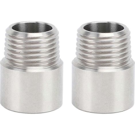 Adaptateur de filetage extérieur vers filetage intérieur en acier inoxydable 1/2 pouce NPT (1/5)