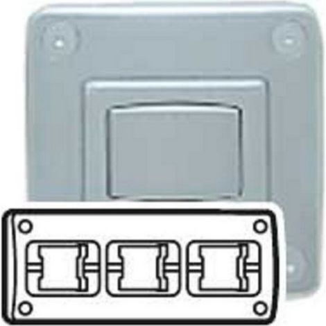 Legrand 085558 – SAGANE ROC Platte – HORIZONTAL – 3 PFOSTEN