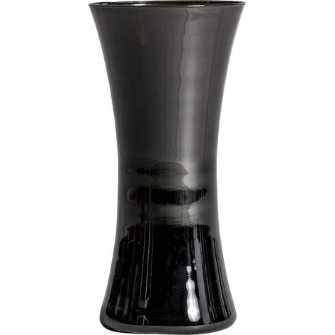 Vase Donet Élégant en Cristal Noir Brillant - Noir brillant et intense (1/3)