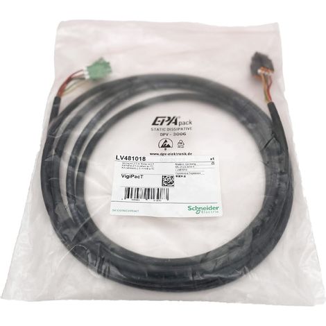 Kit di cablaggio, VigiPacT RHB, relè di protezione corrente differenziale di tipo B, lunghezza 2,5 m - LV481018
