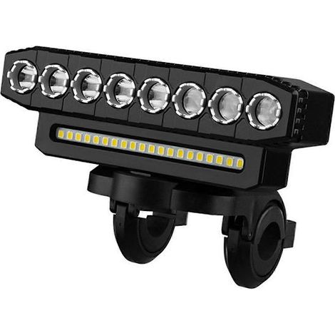 Phare avant de vélo à LED, barre lumineuse LED, style 1
