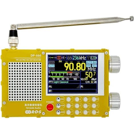 Radio multibande DP-666 TEF6686 FM/AM/SW/RDS (1/5)