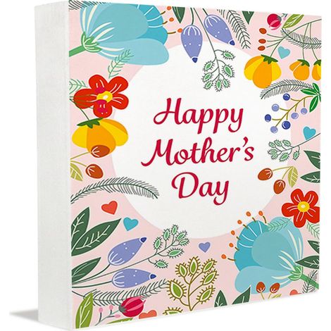 Cadre photo commémoratif en bois, petit objet de bureau pour un être cher, boîte décorative en bois pour la fête des mères, la fête des pères, la Saint-Valentin, un mariage, un anniversaire ou Noël. (1/5)