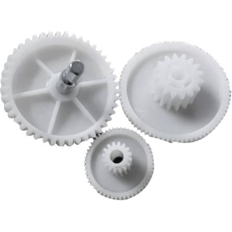 Lot de 3 engrenages en plastique pour hachoir à viande domestique - Pièces de rechange (1/5)
