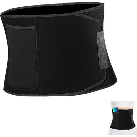 Ceinture de Sudation Réglable Ceinture Abdominale Néoprène Ceinture Amincissante pour Femme et Homme Entraînement, Fitness, Sport (1/5)