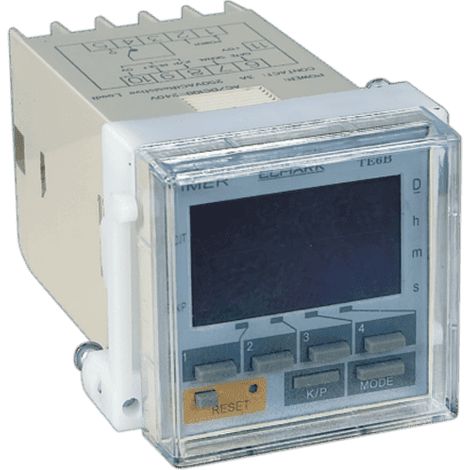 horloge programmable 0.01s 59 h, LCD, 220V, montage panneau ref: RLT6BMP