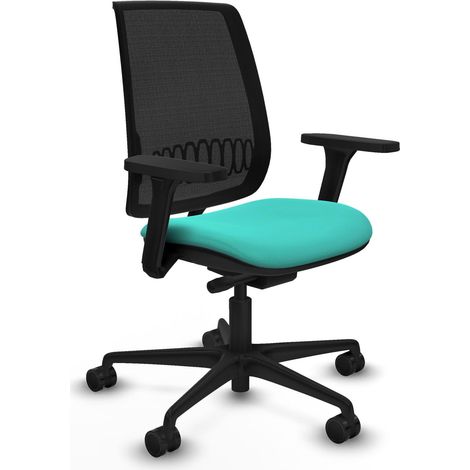 Silla de oficina piqueras y crespo Alares negro espuma ergonómica (1/2)
