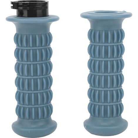 Poignée de guidon moto en silicone antidérapante confortable 25mm/28mm universelle pour poignée tournante (1/5)