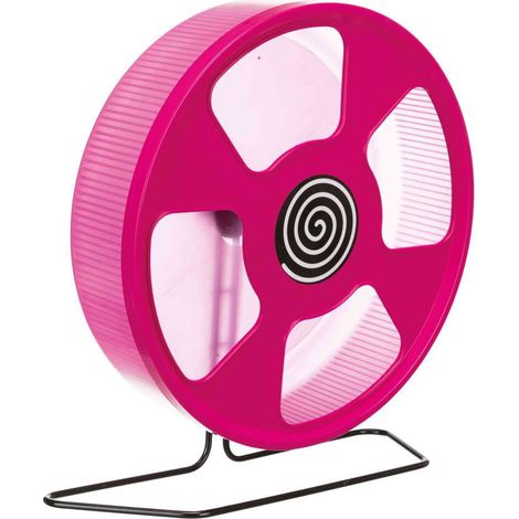 Roue d'exercice pour Hamster, diamètre : 28 cm, coloris aléatoire - Trixie