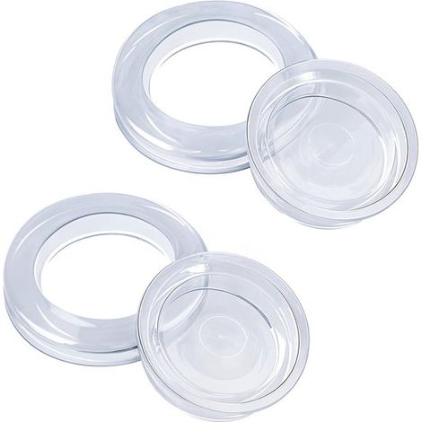 Juego de 2 anillos de silicona de 2 pulgadas para orificios de sombrilla de mesa de patio，adecuados para orificios de mesa estándar (1/5)