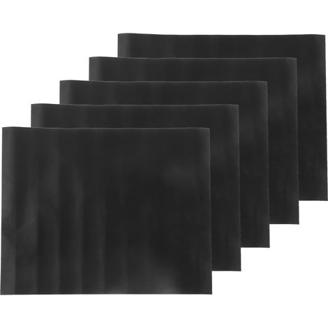 Lot de 5 tapis de cuisson antiadhésifs épais pour barbecue, outil de cuisson portable pour pique-nique en extérieur (1/5)
