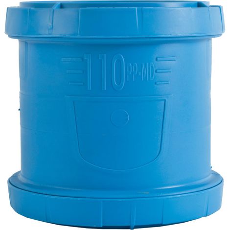 Marley Überschiebmuffe dBlue DN 110 schalldämmend für 110 mm Rohr blau