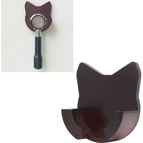 Universelle Wandhalterung mit zwei oder drei Ösen, ohne Rückwand, aus Massivholz, für den Hausgebrauch, 51/53/58 mm (1/5)