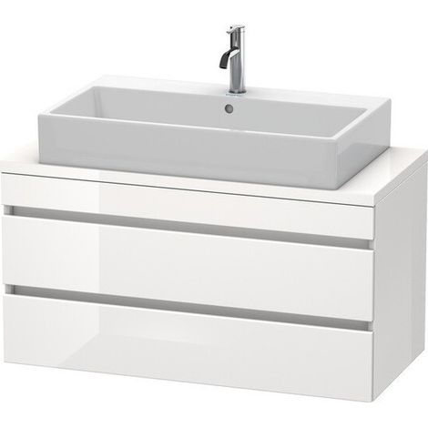 Consola base DURASTYLE 512x1000x478mm nogal oscuro / blanco mate