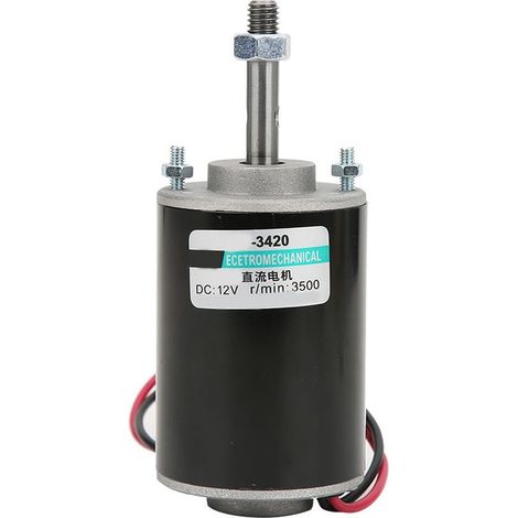 Moteur à courant continu à aimant permanent à grande vitesse à faible bruit CW CCW Mini moteurs électriques brossés 30W12V 3500RPM (1/5)