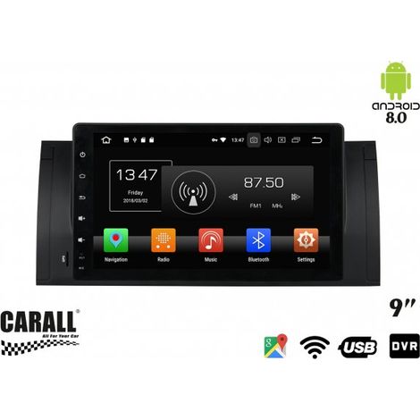Autoradio Android 8,0 BMW E39 GPS DVD USB SD WI-FI Bluetooth Navigatore (1/4)