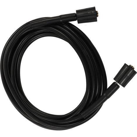 Tuyau Haute Pression 9m pour Nettoyage Auto, PVC Renforcé Anti-Éclatement, Rallonge d'Eau avec Raccords M22 Insert 14mm, 2 Extrémités (1/5)