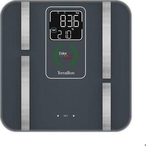 Báscula electrónica - TERRAILLON - COLOR COACH FIT - Impedanciómetro - Bluetooth MyHealth - 180 kg (1/5)