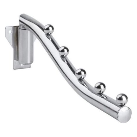 Porte Cintre Mural Rabattable, 2 PCS Acier Inoxydable Porte-Manteaux (1/5)