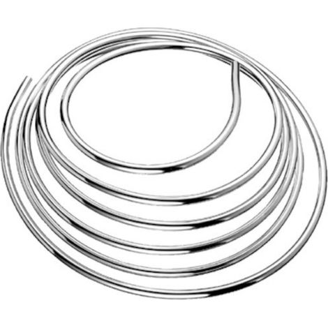 Schell Kupferrohr d= 10mm, verchromt, Ring a 5 m
