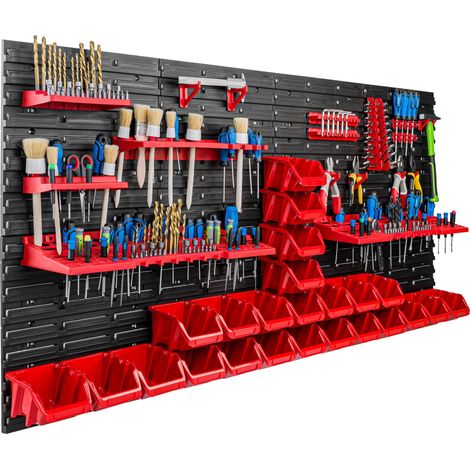 Étagère à outils 156 x 78 cm pour atelier ou garage (1/5)